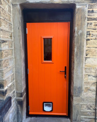 Can a cat flap be fitted in a composite door?