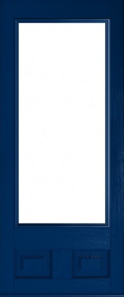 The Alnwick composite door in Blue.