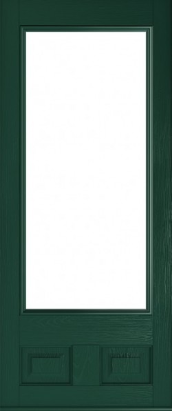 The Alnwick composite door in Green.