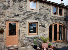 See images of composite stable doors in situ.