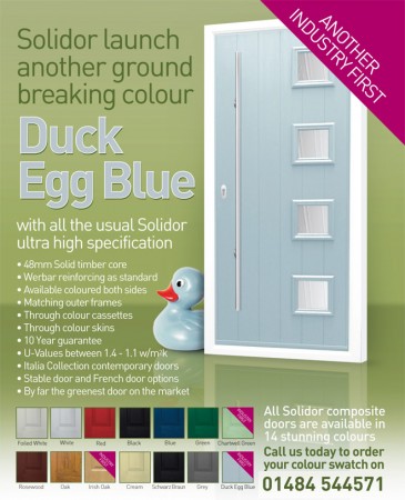 Duck Egg Blue Composite Doors An Industry First To View The Full Composite Door Range Click Here