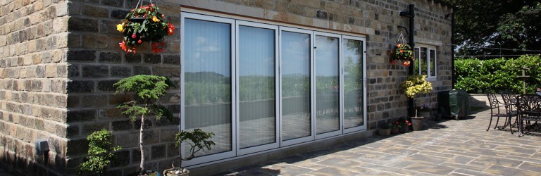 Aluminium bi-fold doors by Composite Doors Yorkshire, Huddersfield